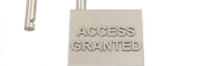 opened lock