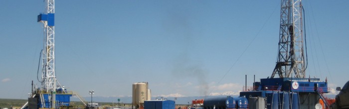 hydraulic fracturing site