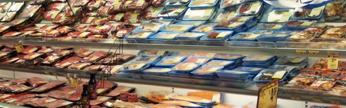grocery store meat aisle