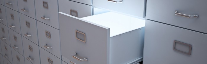 open file cabinet drawer