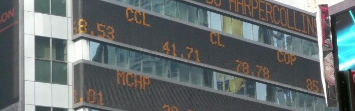 stock ticker